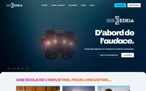 Aperçu du site EDEIA