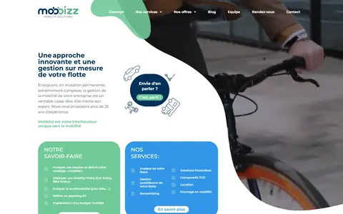 Aperçu du site Mobbizz