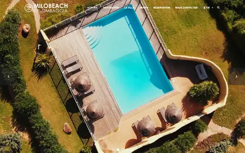 Aperçu du site Villa Milobeach